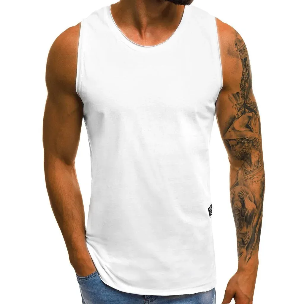 2024 Men's Summer Casual Slim Sleeveless Shirt by YOUYEDIAN