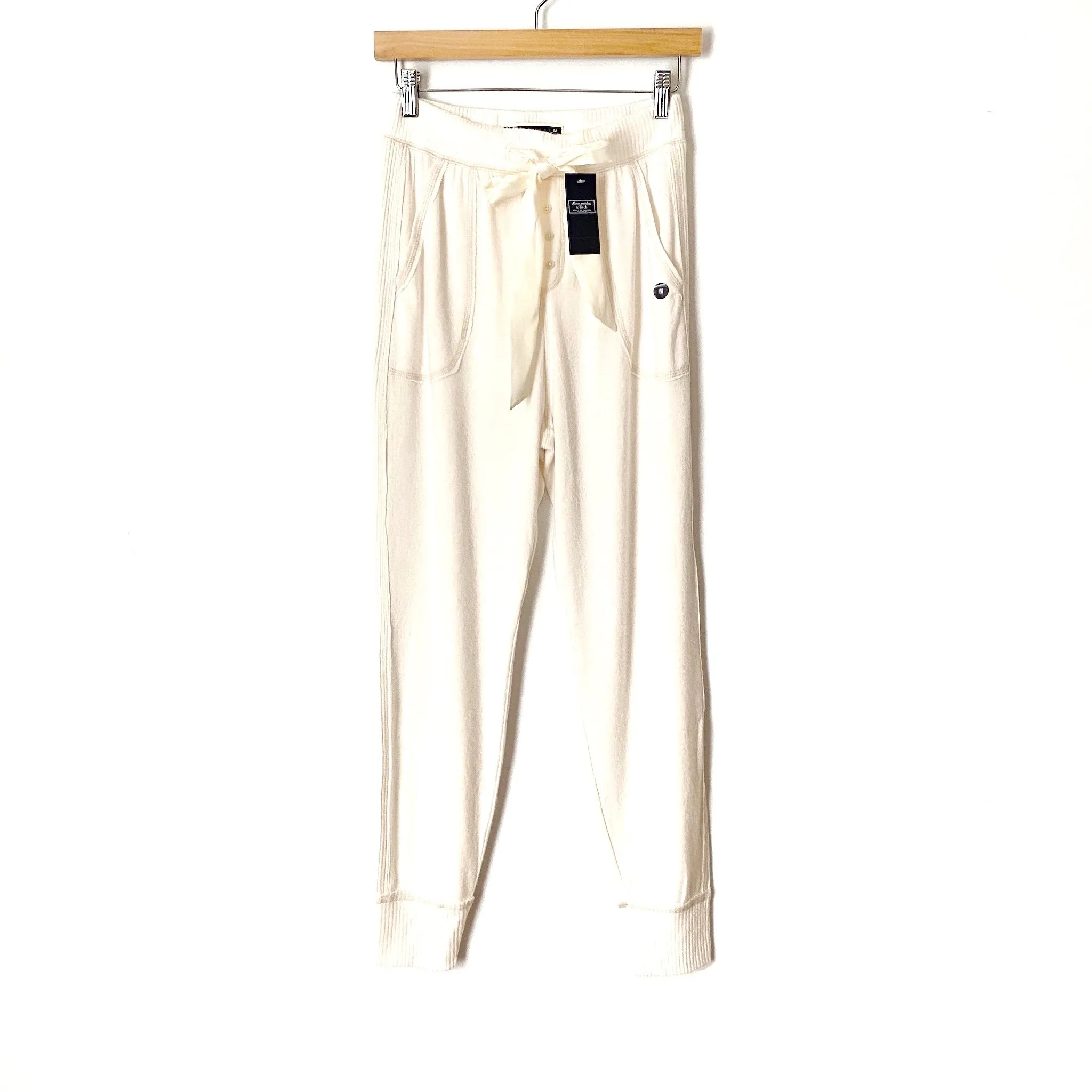 Abercrombie & Fitch Cream Soft Pants NWT- Size M