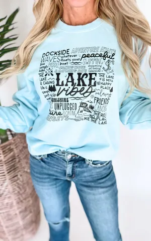 All the Lake Vibes Graphic Crewneck Sweatshirt - FINAL SALE