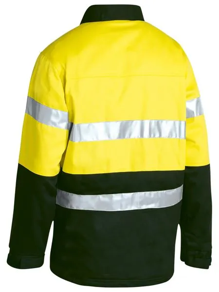 Bisley Taped Hi Vis Drill Jacket-(BK6710T)