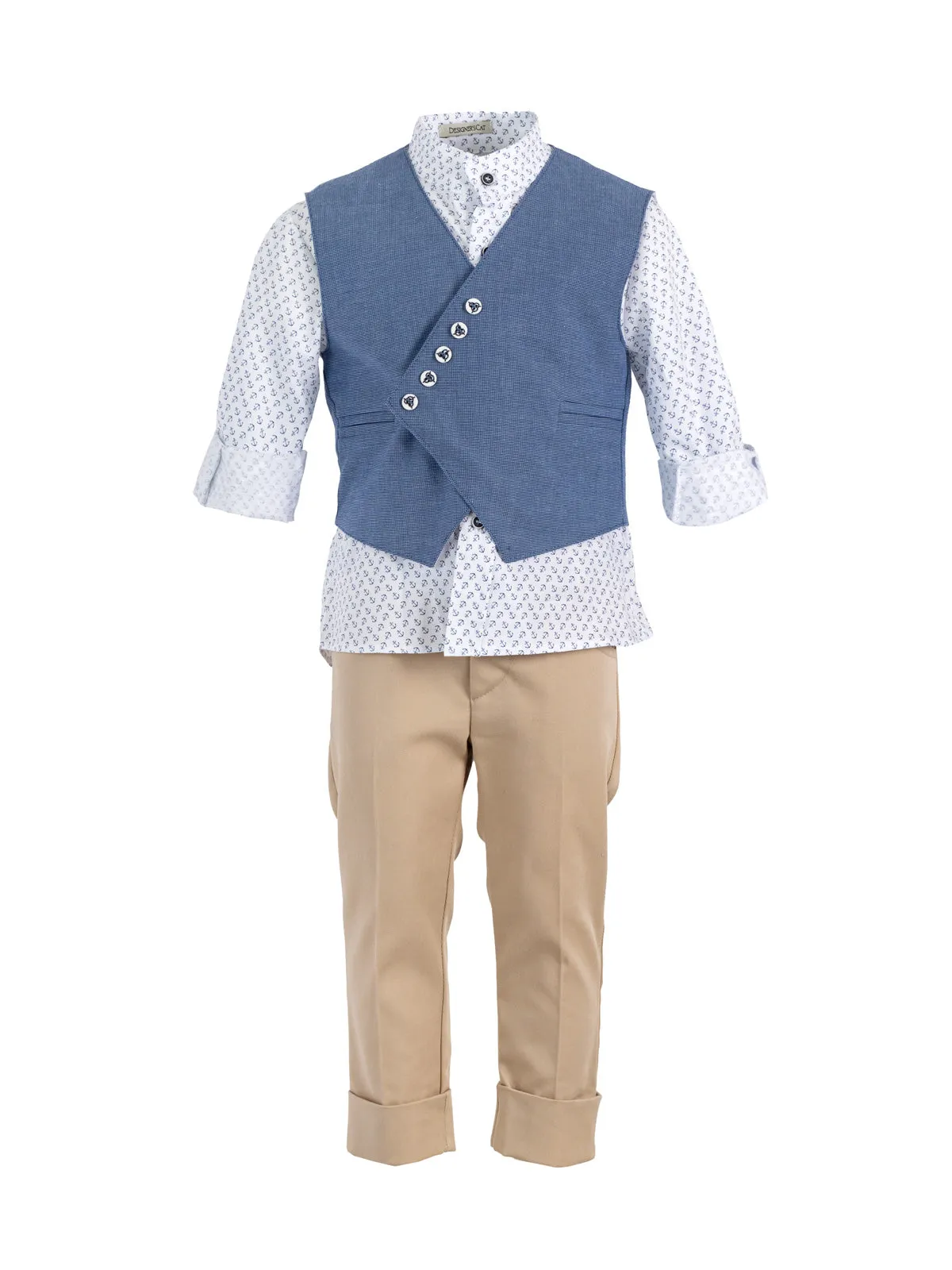 Boy's Baptism outfit set 5pcs - ADAMS