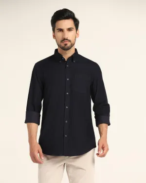 Casual Navy Solid Shirt - Jenga