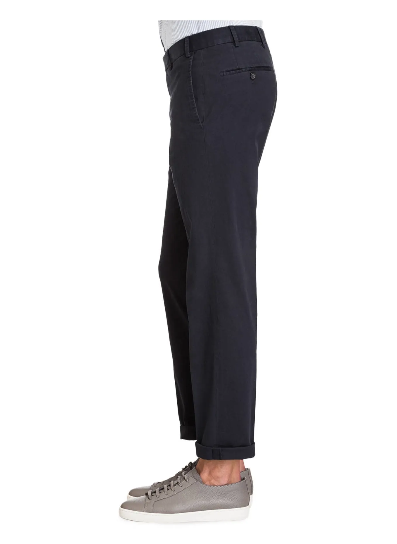 Chino trousers HILTL PARMA Contemporary Fit, dark blue