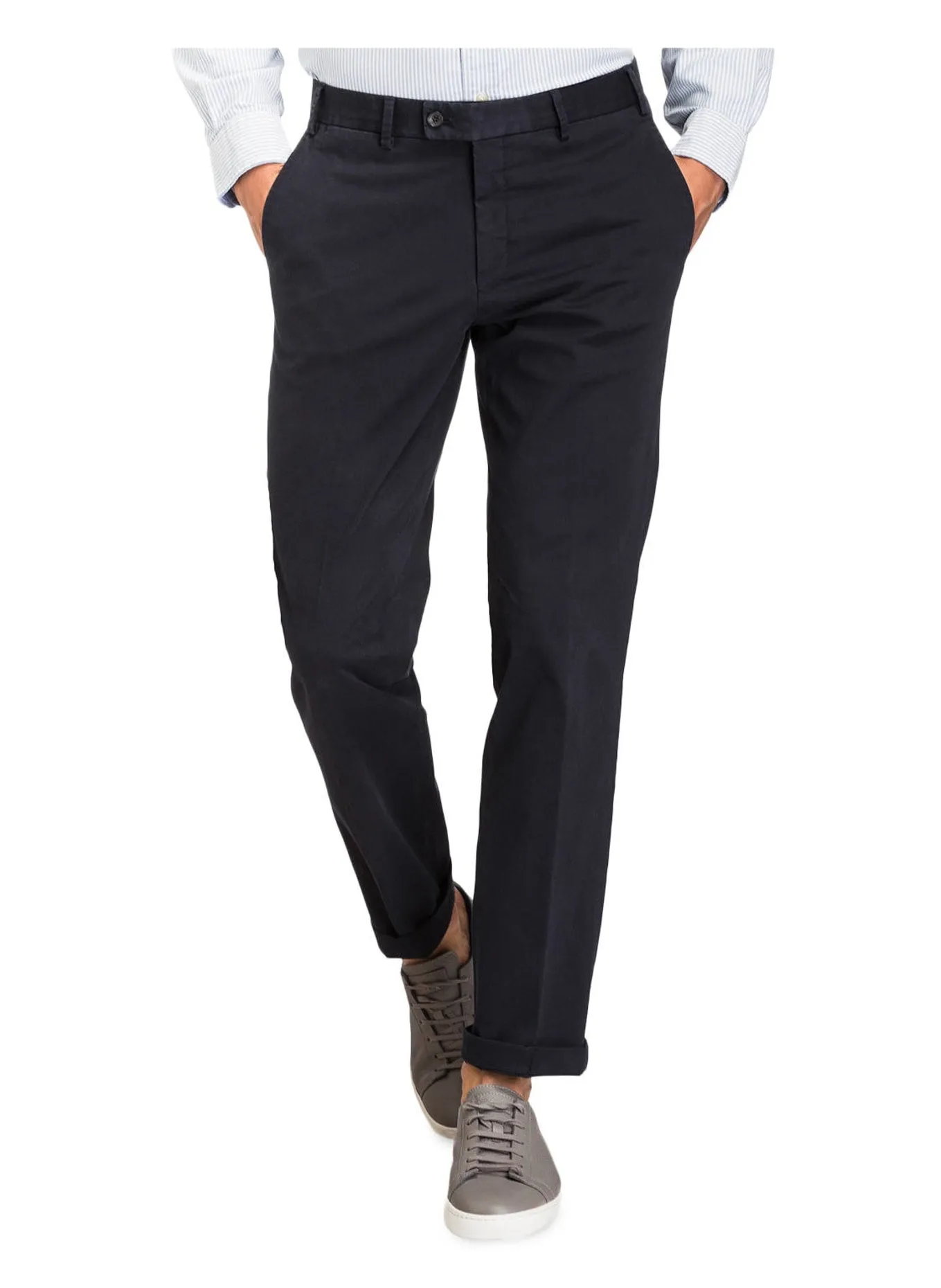 Chino trousers HILTL PARMA Contemporary Fit, dark blue