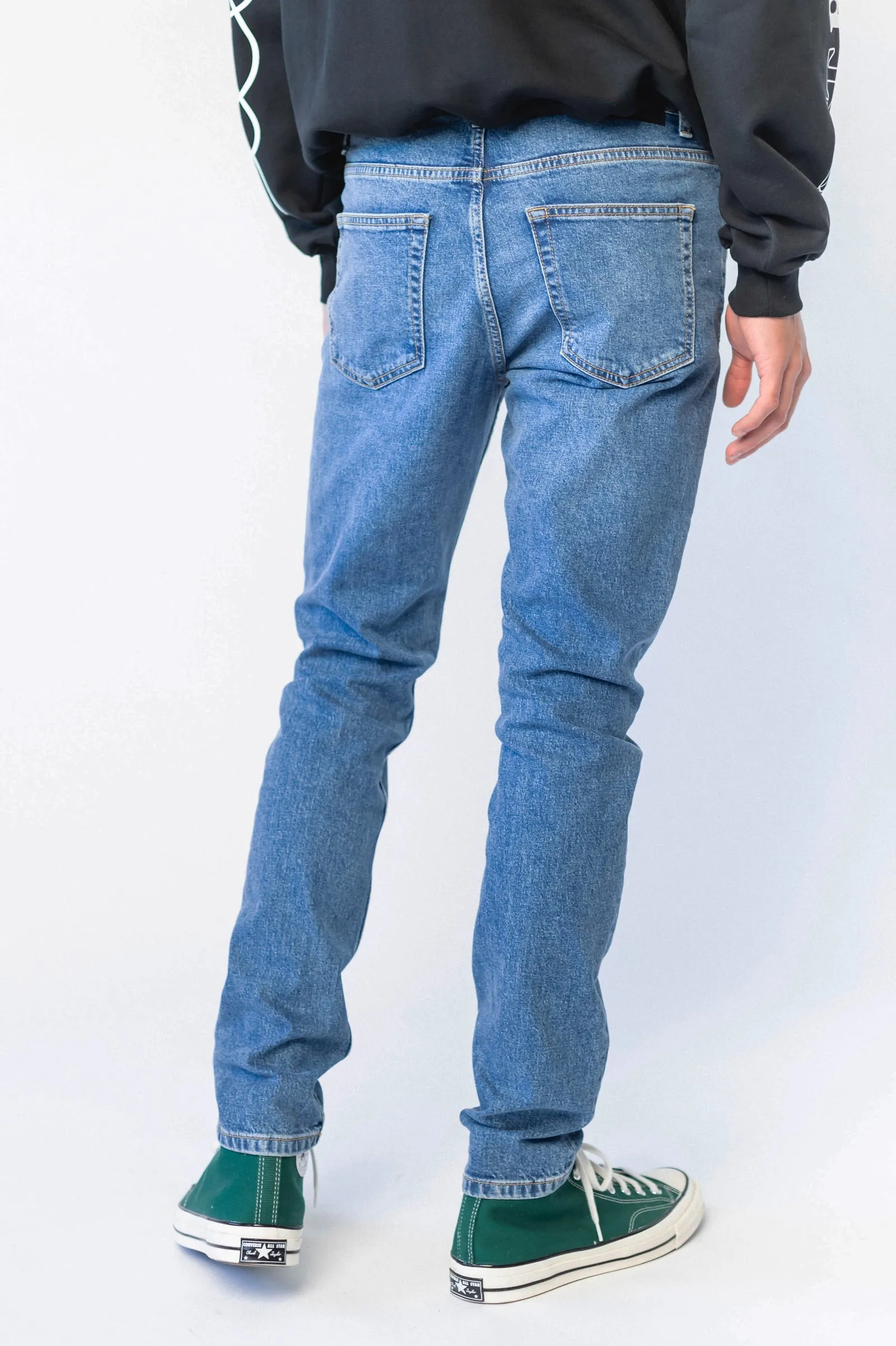 Clark Slim Jeans - Cobble Mid Retro