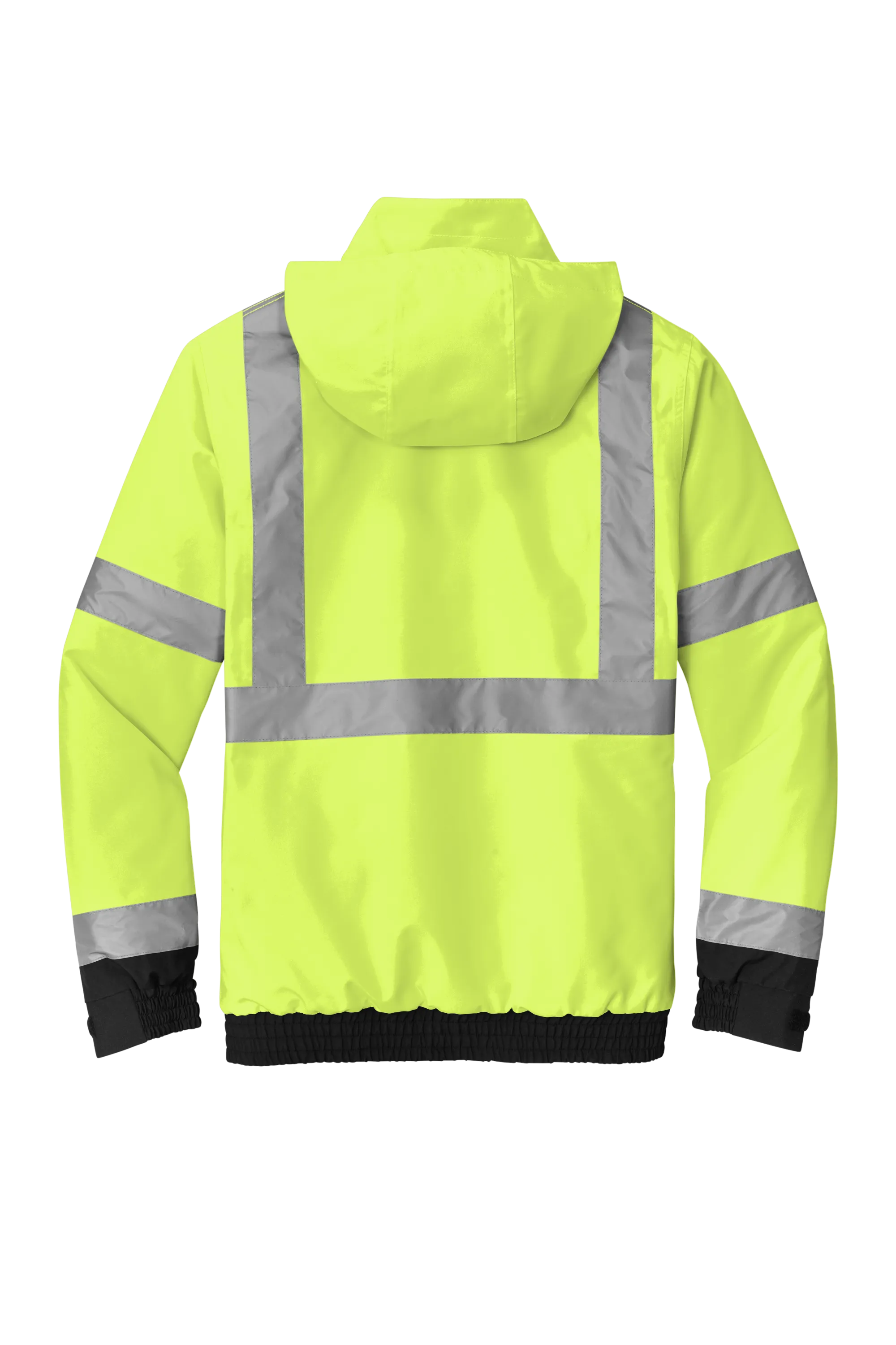 CornerStone® ANSI 107 Class 3 Economy Waterproof Insulated Bomber Jacket - Safety Yellow