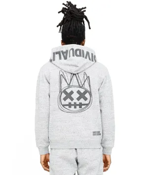 Cult Of Individuality - "Zip Hoody" (Heather Grey) - Cotton Full Zip