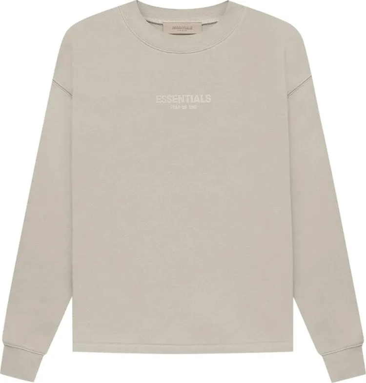 Fear of God Essentials Relaxed Crewneck 'Smoke' Sweatshirt, Gray