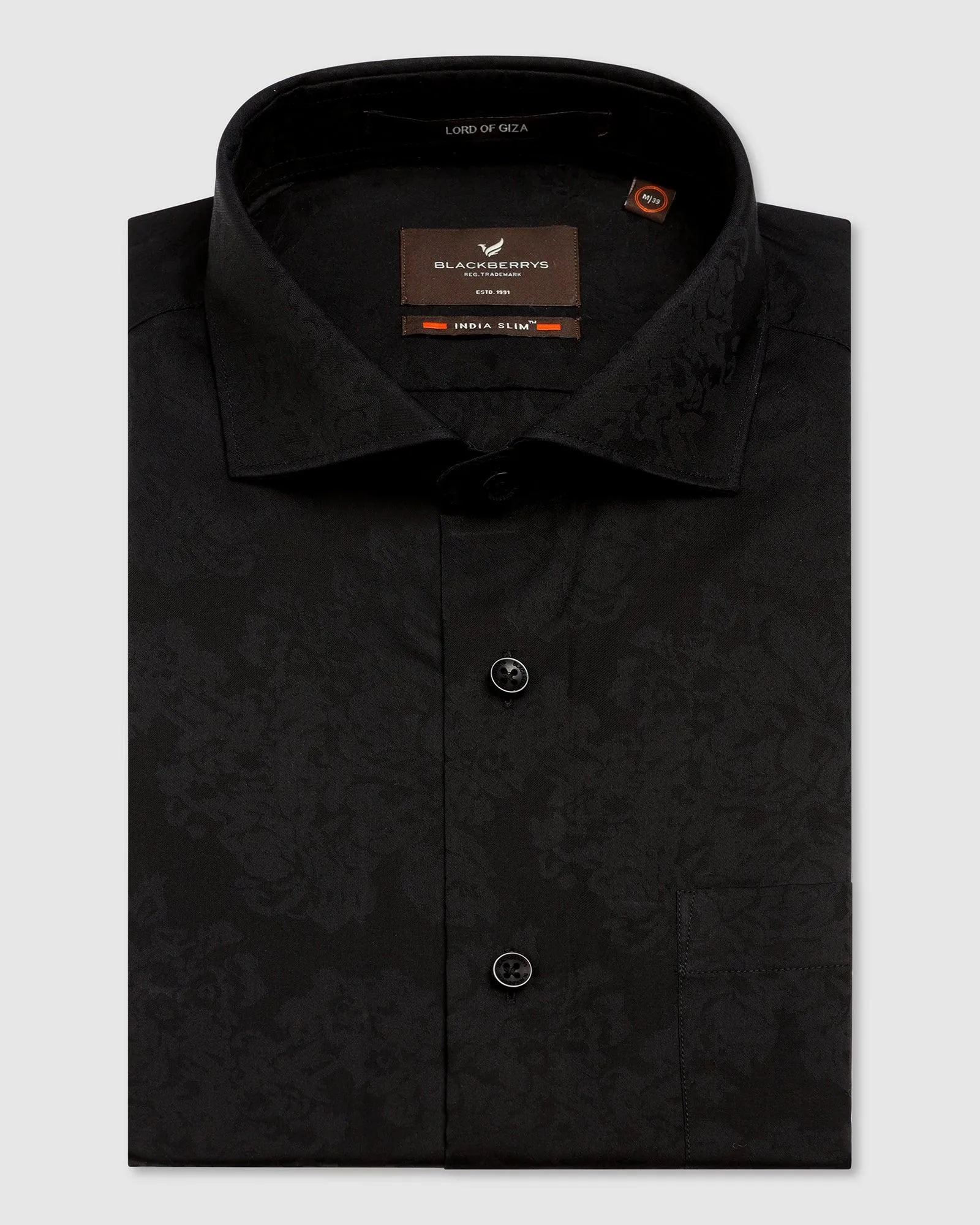 Formal Black Printed Shirt - Arena