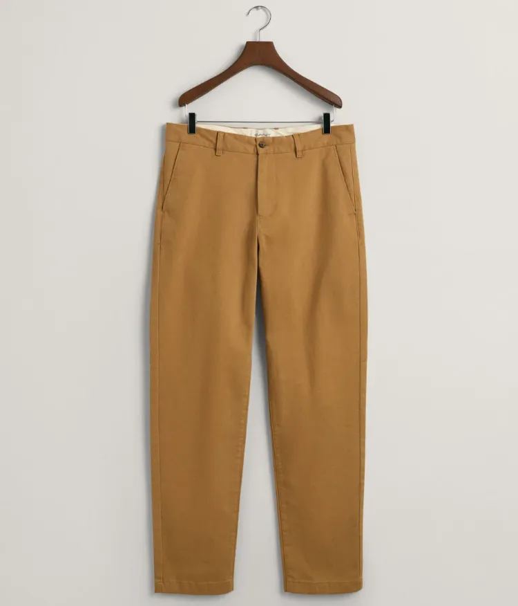 GANT - Regular Comfort Super Chinos, Mustard Beige