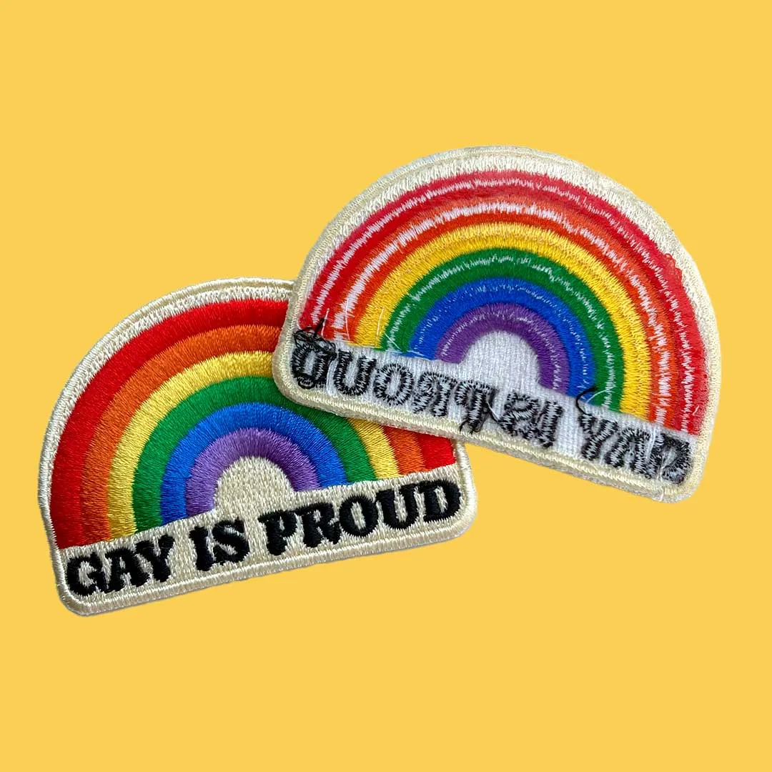 Gay Is Proud Iron On Patch