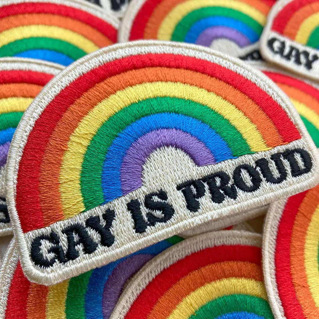 Gay Is Proud Iron On Patch