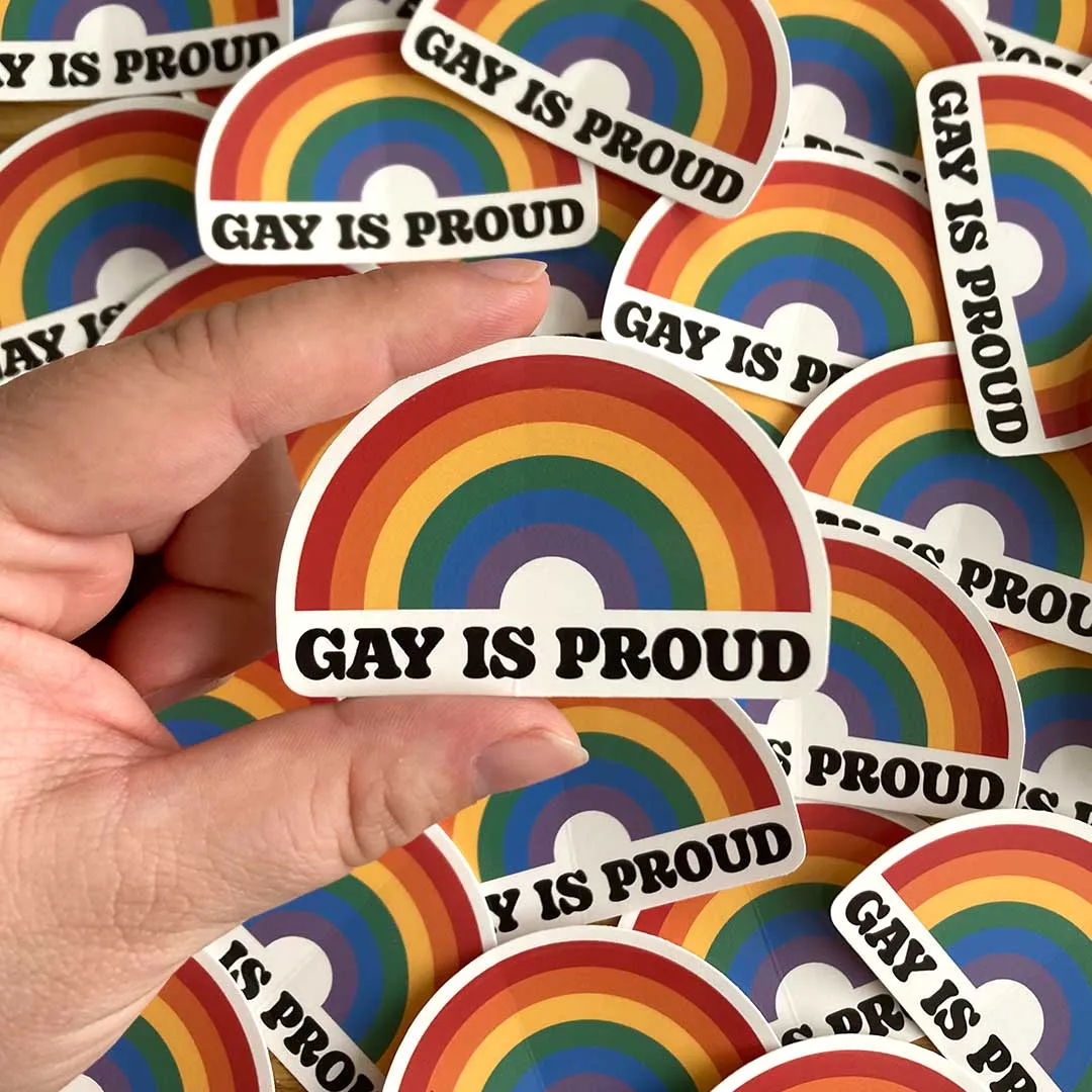 Gay Is Proud Iron On Patch