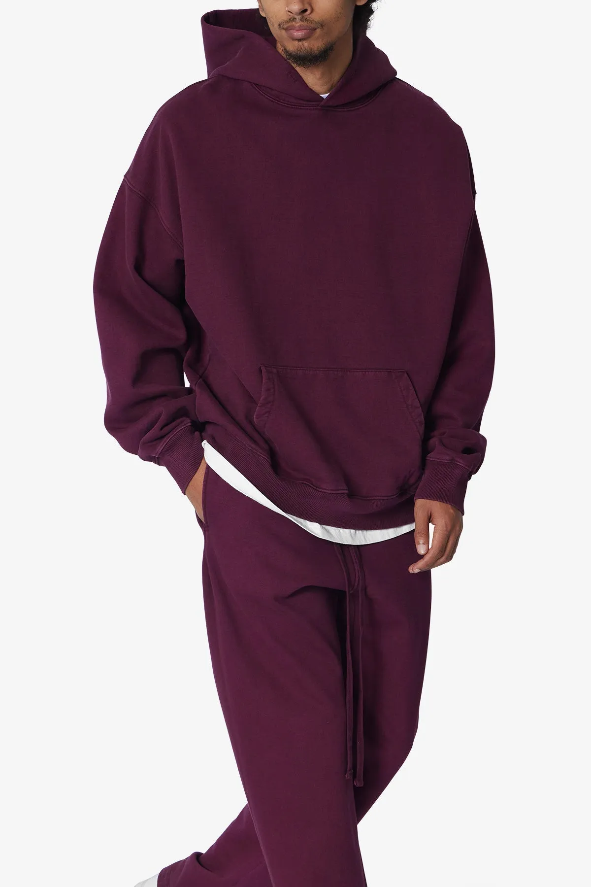 Heavy Every Day Hoodie - Burgundy