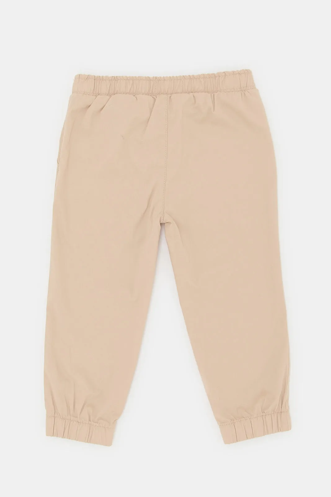 Infant Boys Beige Chino Jogger