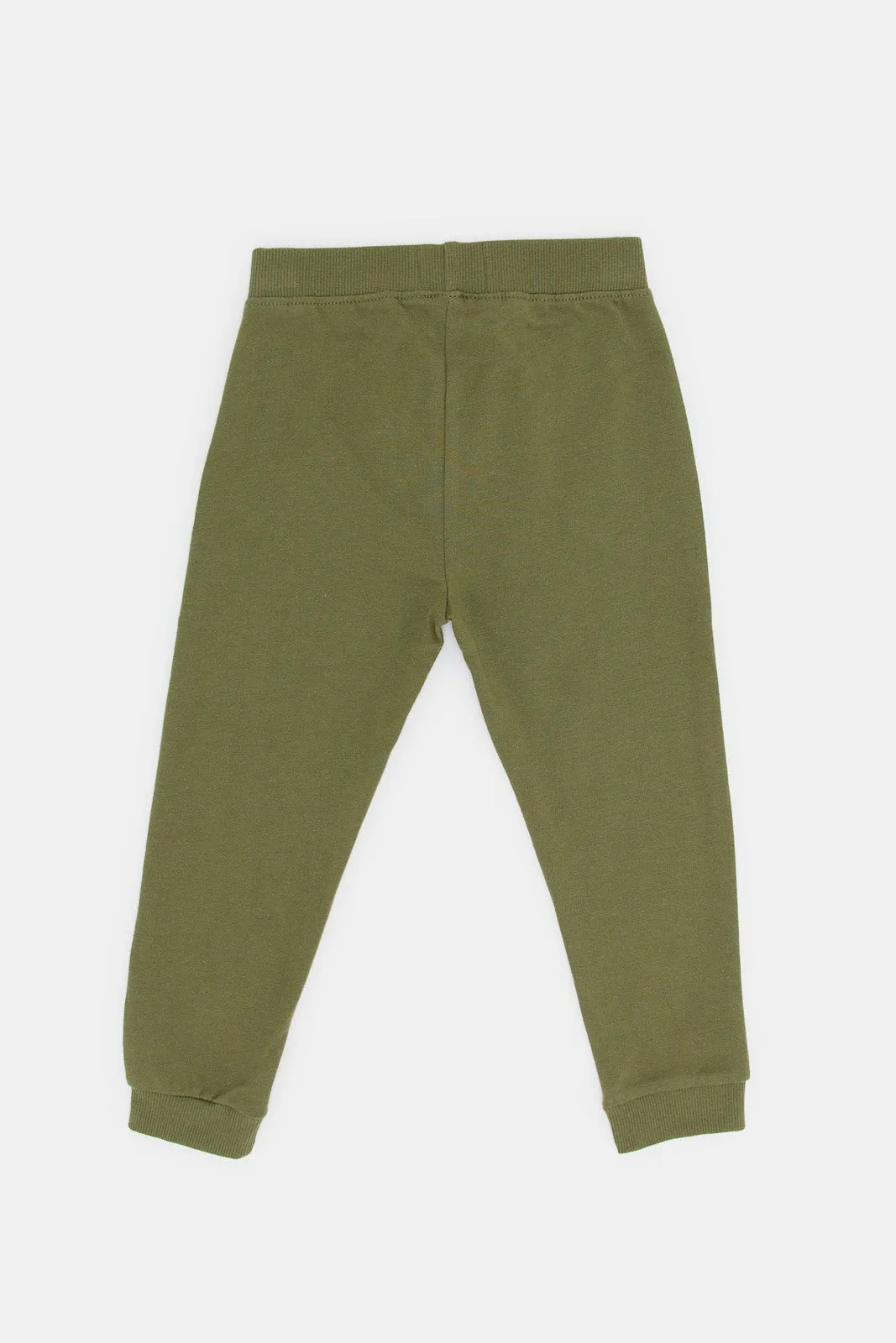 Infant Boys Olive Jogger Pants