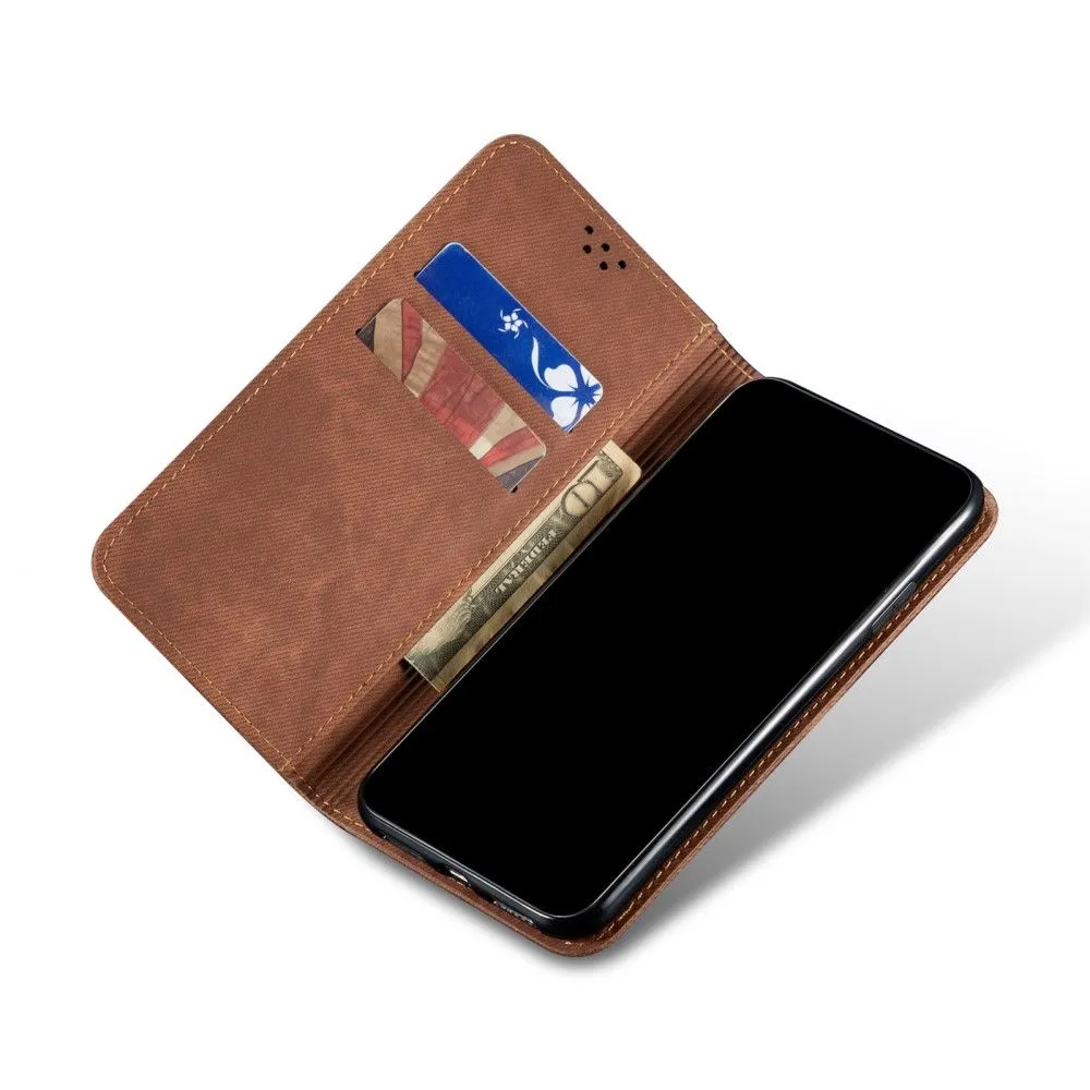 Jeans OnePlus Nord N20 5G Flip case - Coffee