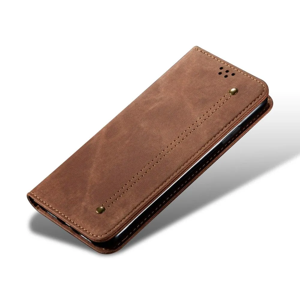 Jeans OnePlus Nord N20 5G Flip case - Coffee