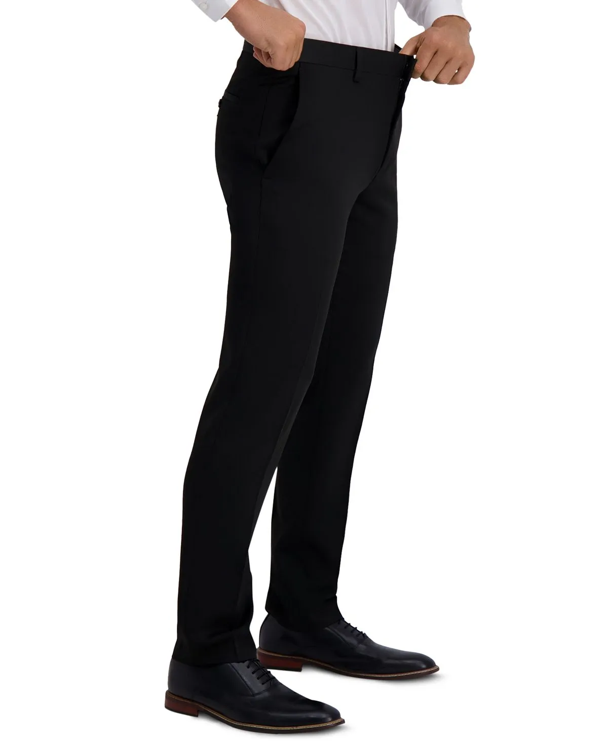 Kenneth Cole Reaction Men's Stretch Slim Fit Dress Pants, Black