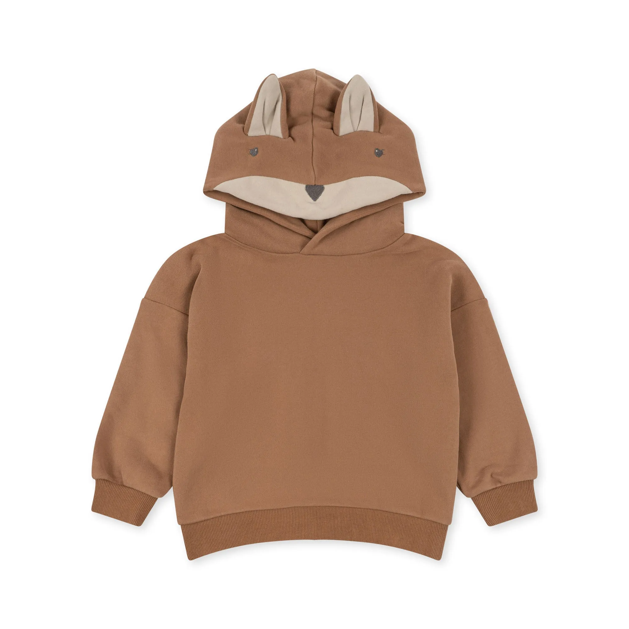 Konges Sløjd Lou Animal Hoodie Toasted Coconut