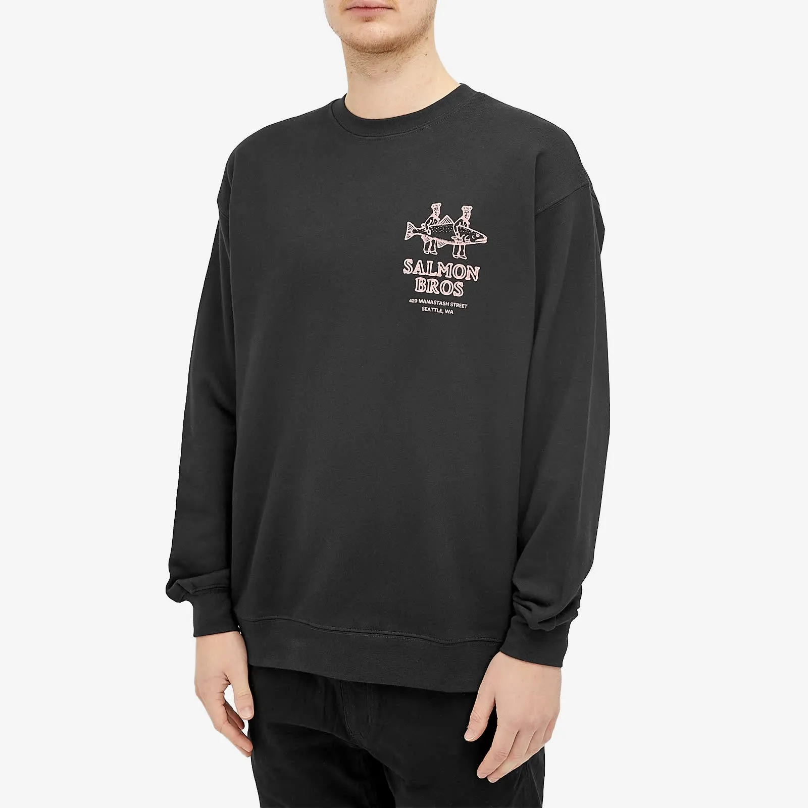 Manastash Salmon Brothers Sweatshirt, black