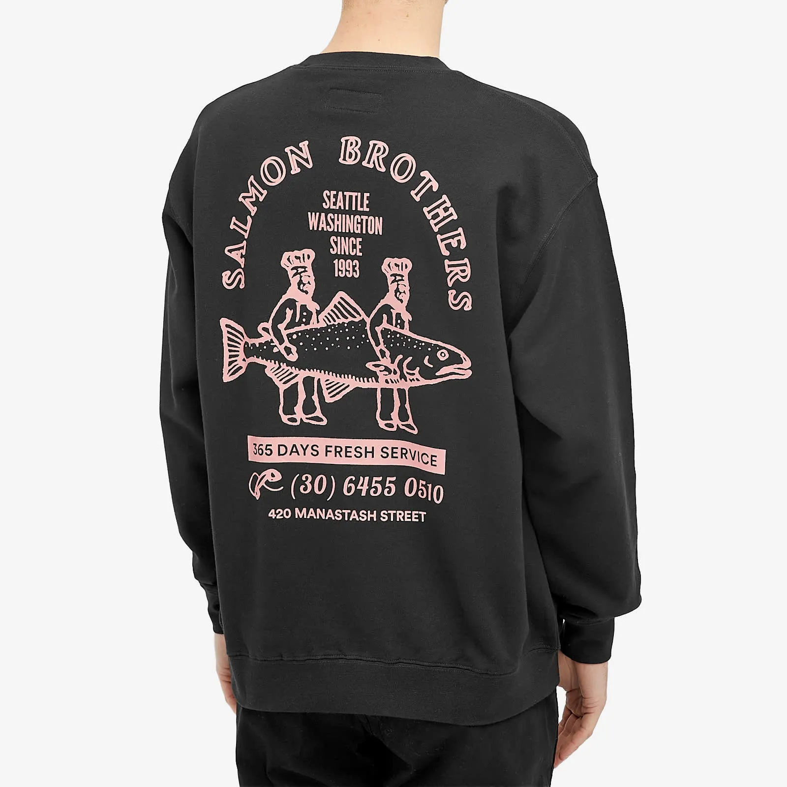 Manastash Salmon Brothers Sweatshirt, black