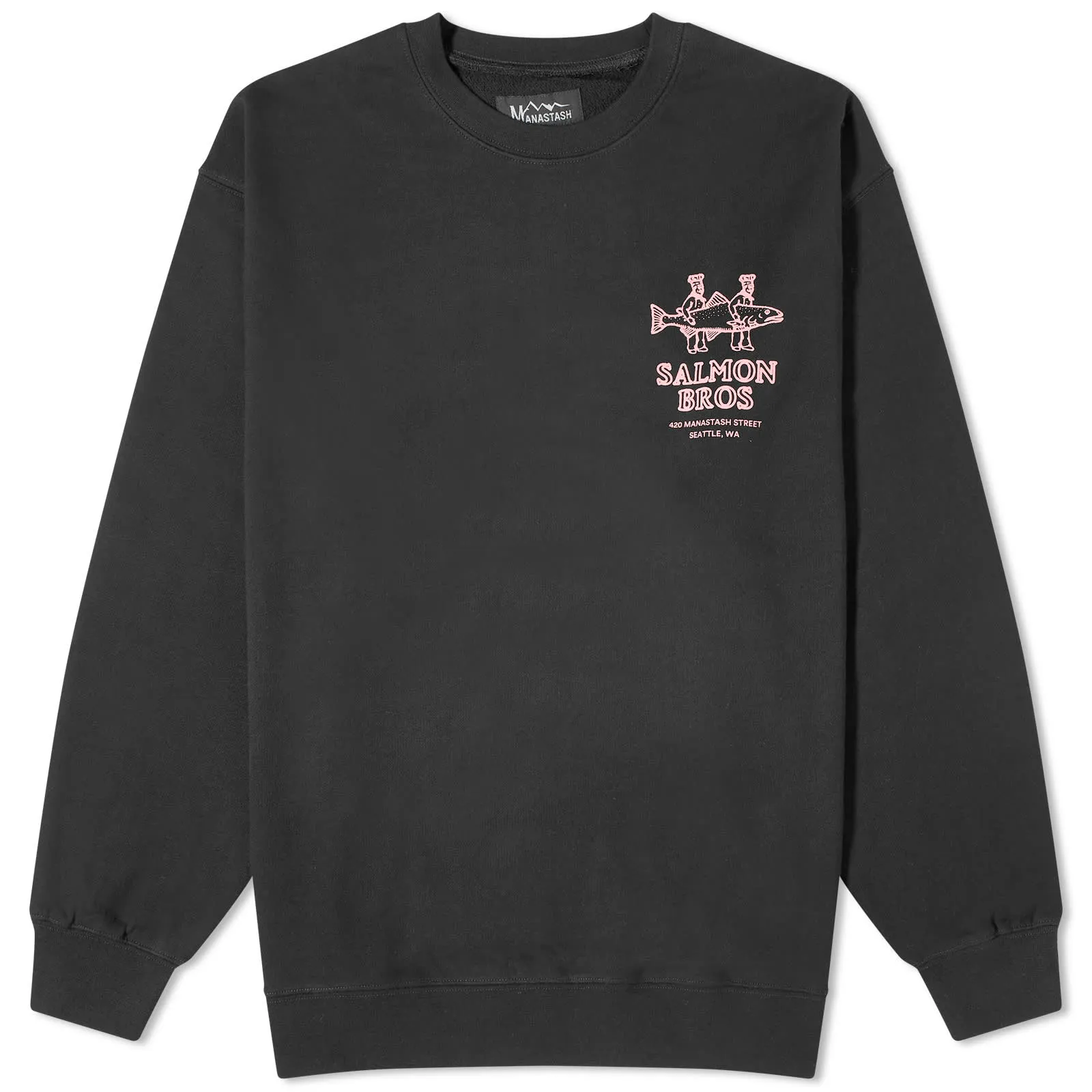 Manastash Salmon Brothers Sweatshirt, black