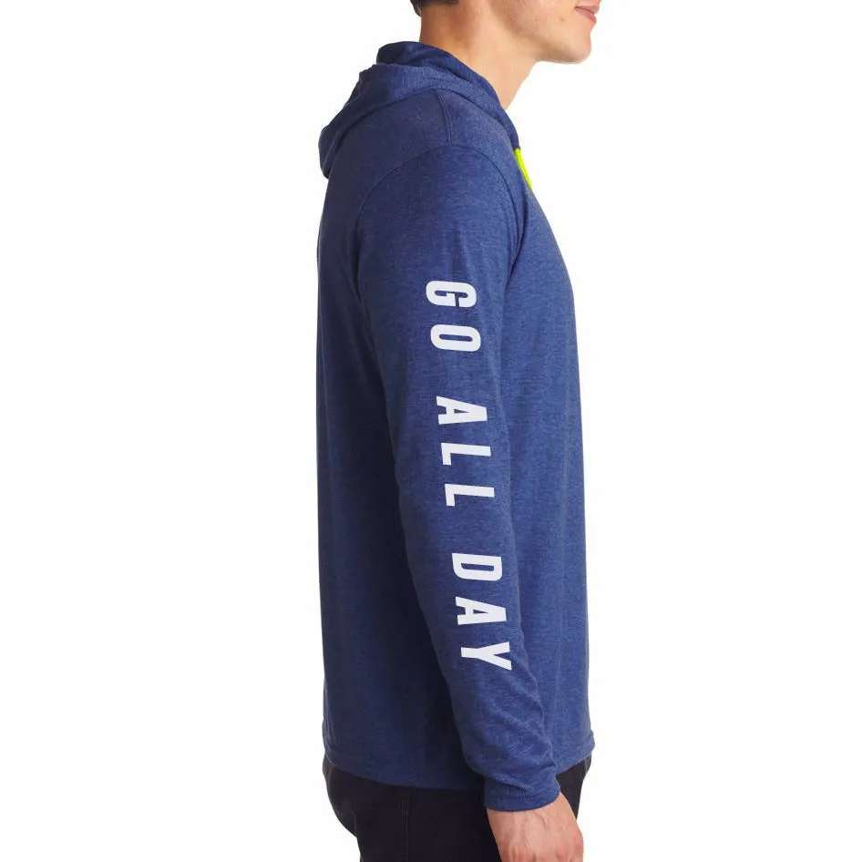 Men's "COSMIC" Lightweight Hoodie Tee (Royal Blue)