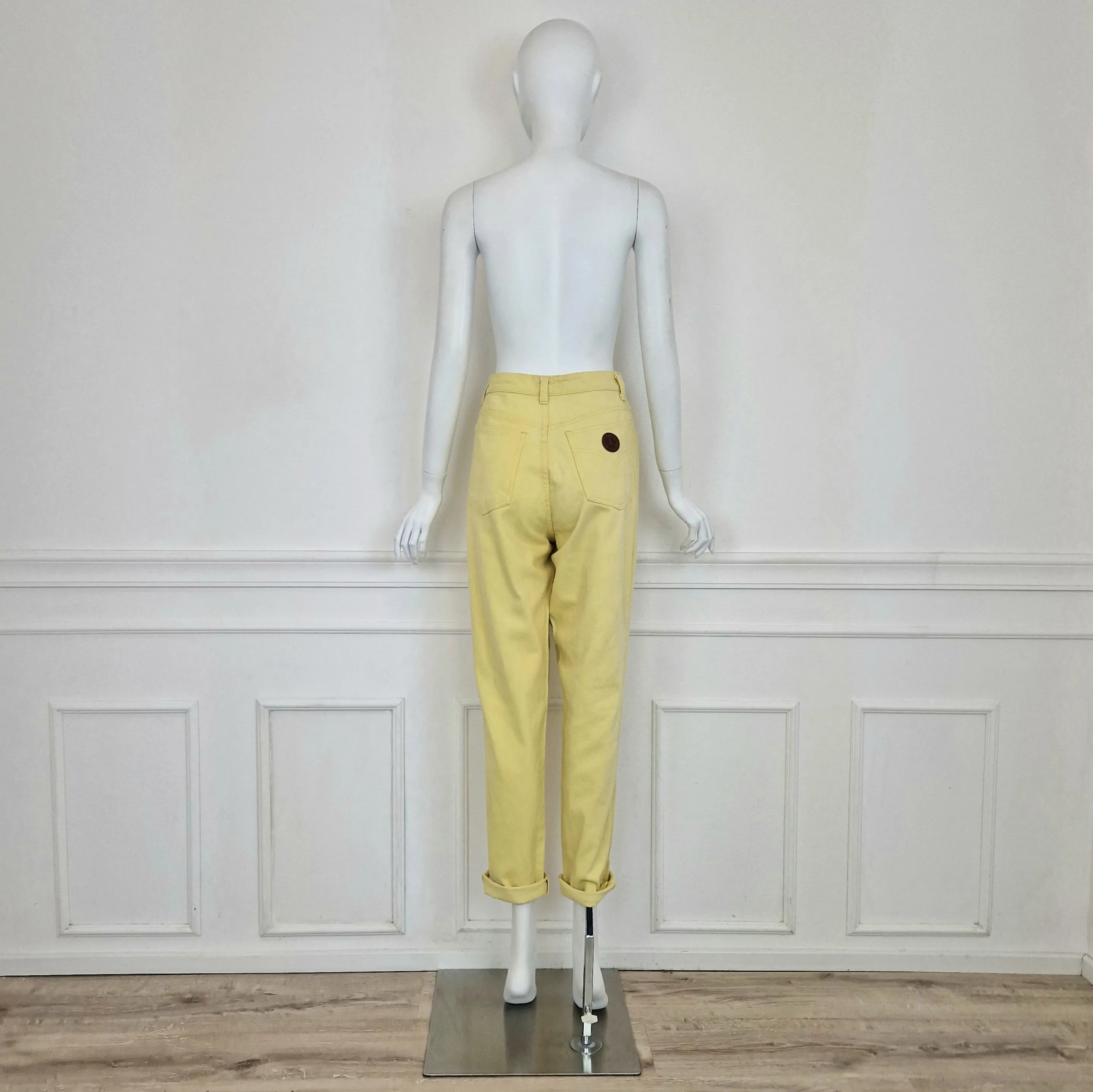 Moschino | Jeans vintage gialli