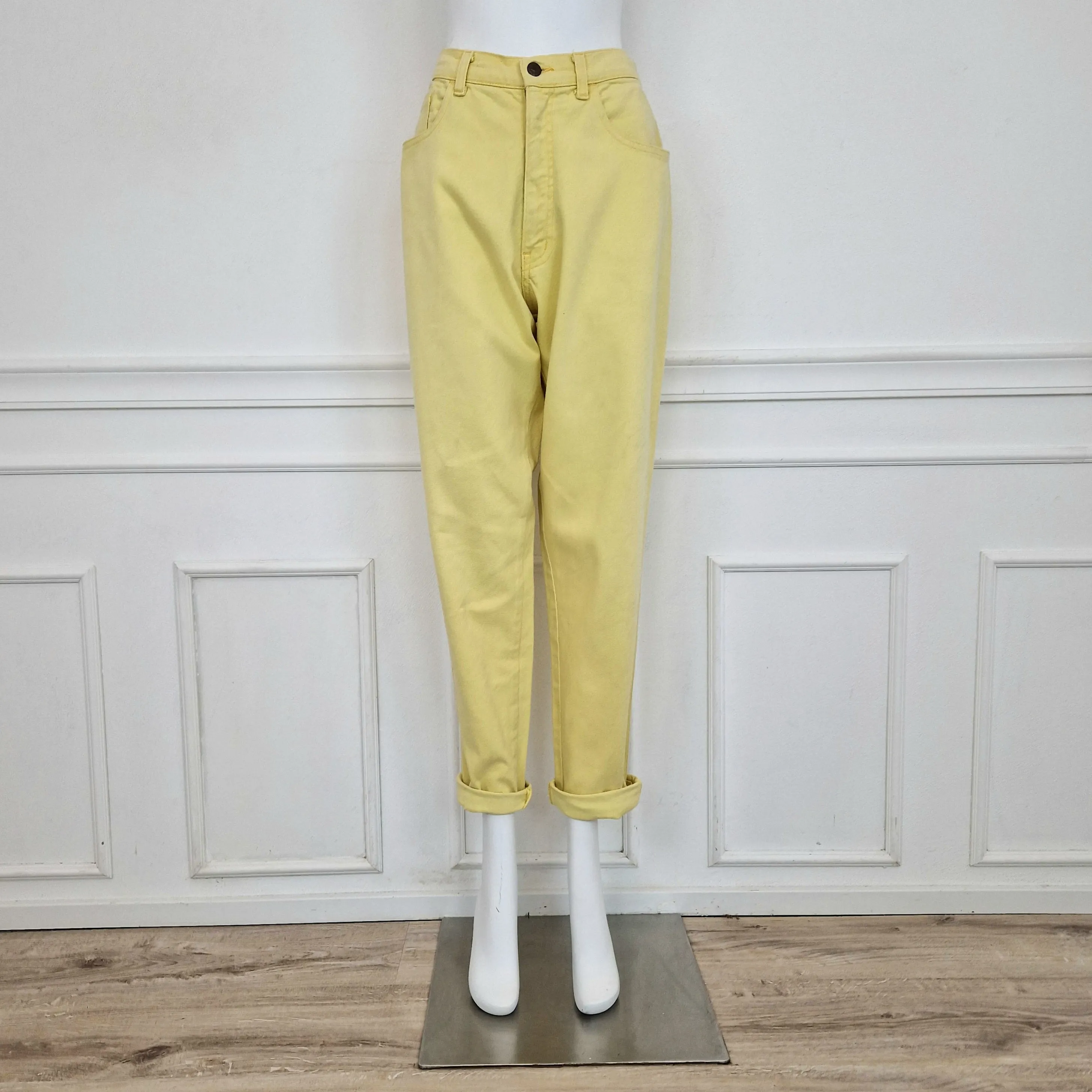 Moschino | Jeans vintage gialli