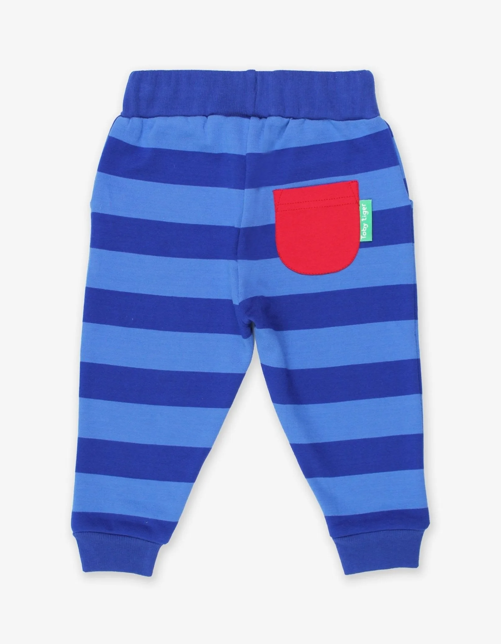 Organic Blue Blue Striped Joggers