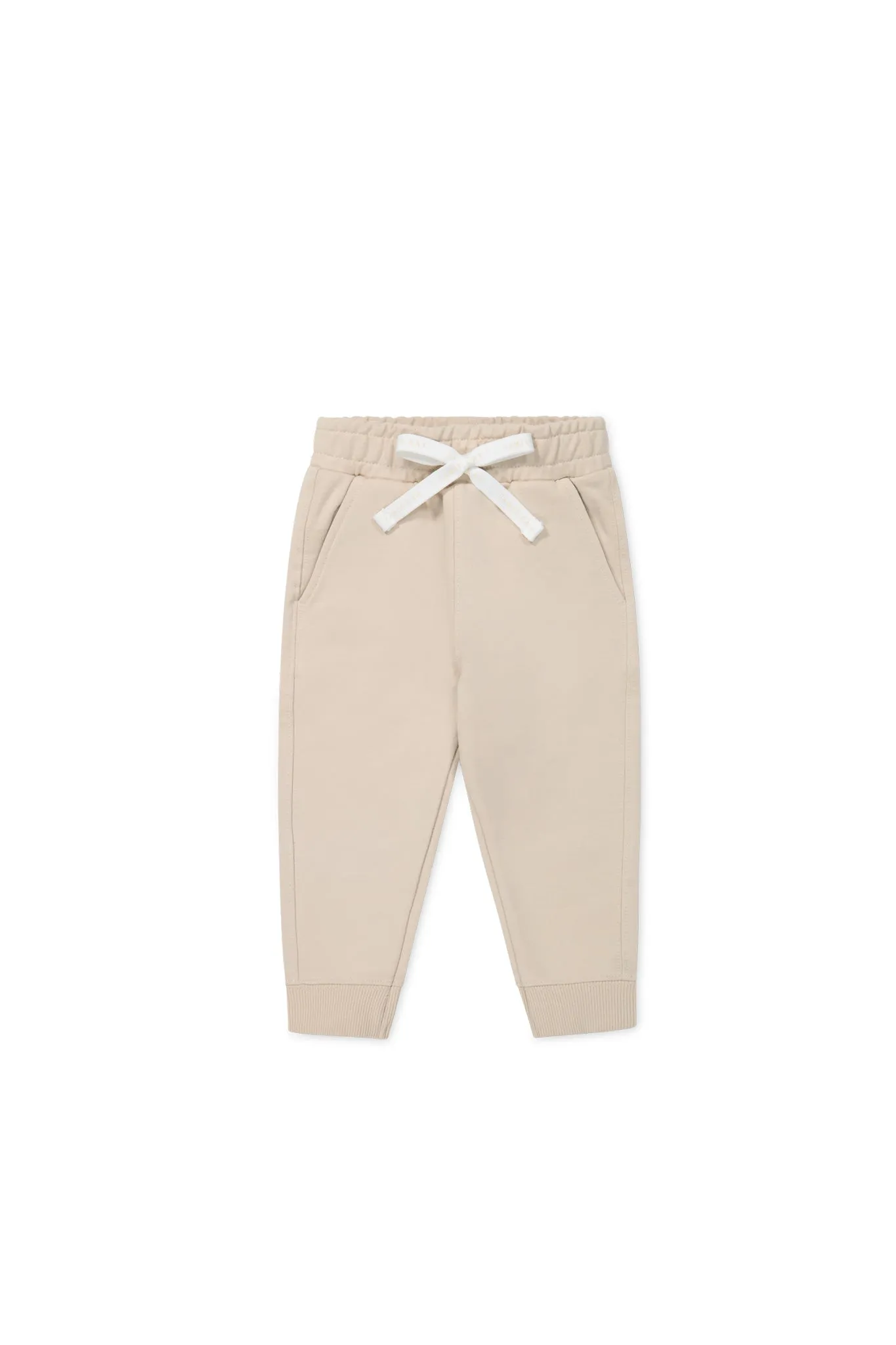 Organic Cotton Jalen Track Pant - Soft Sand