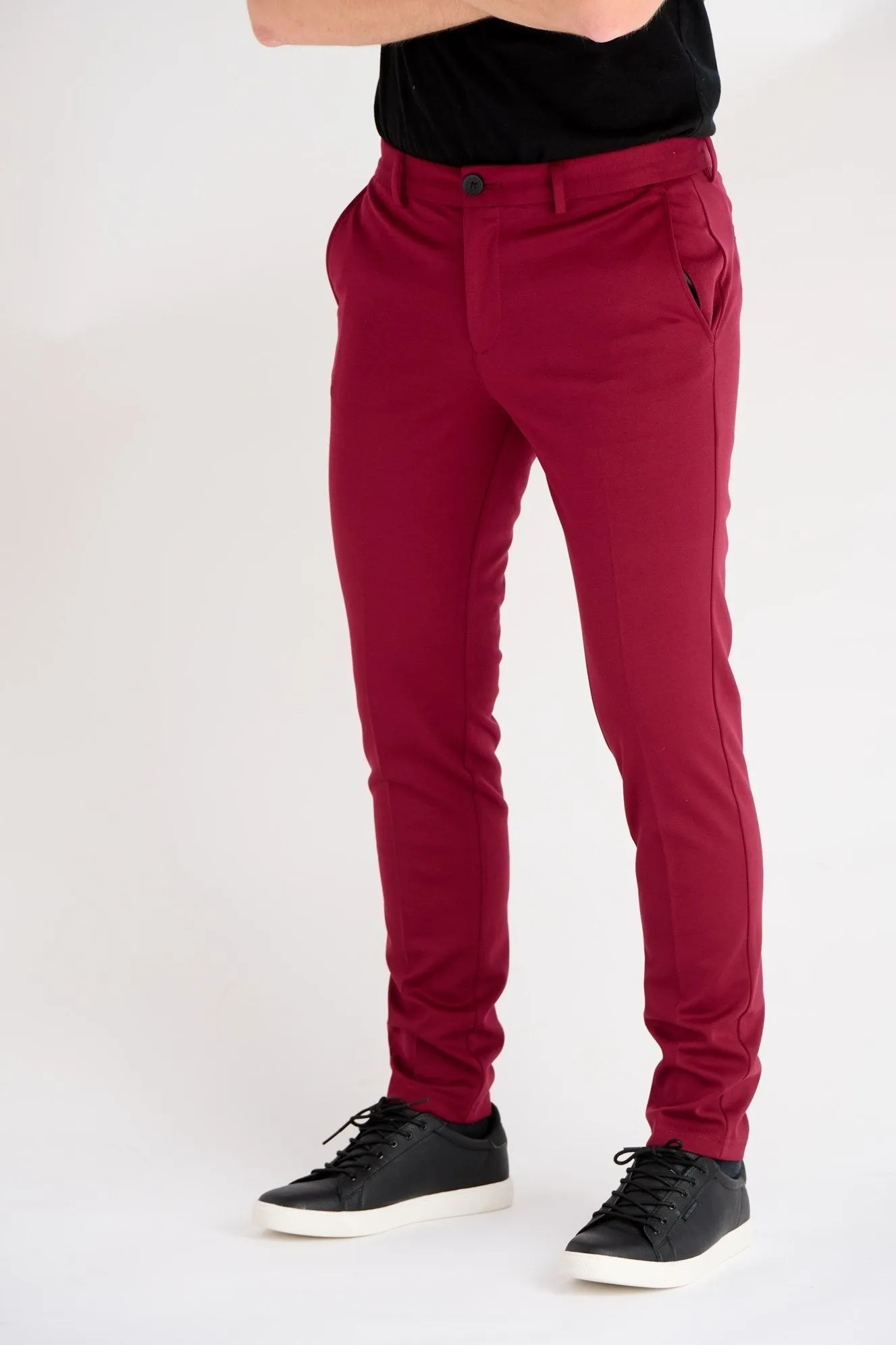 Performance Trousers - Dark Red