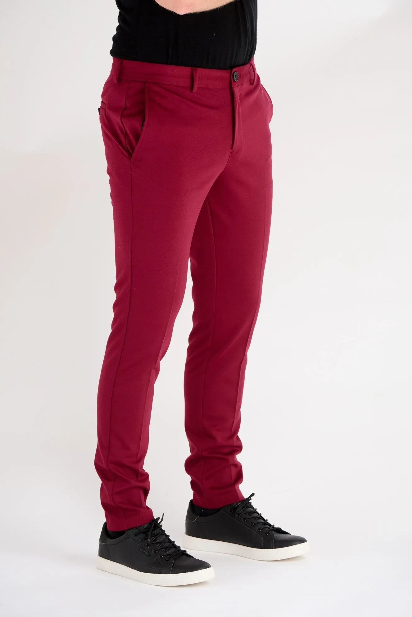 Performance Trousers - Dark Red