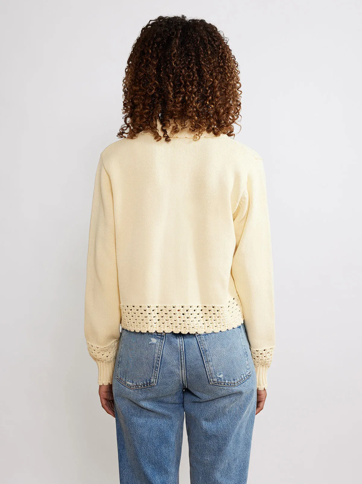 Polly Cherry Knit Cardigan