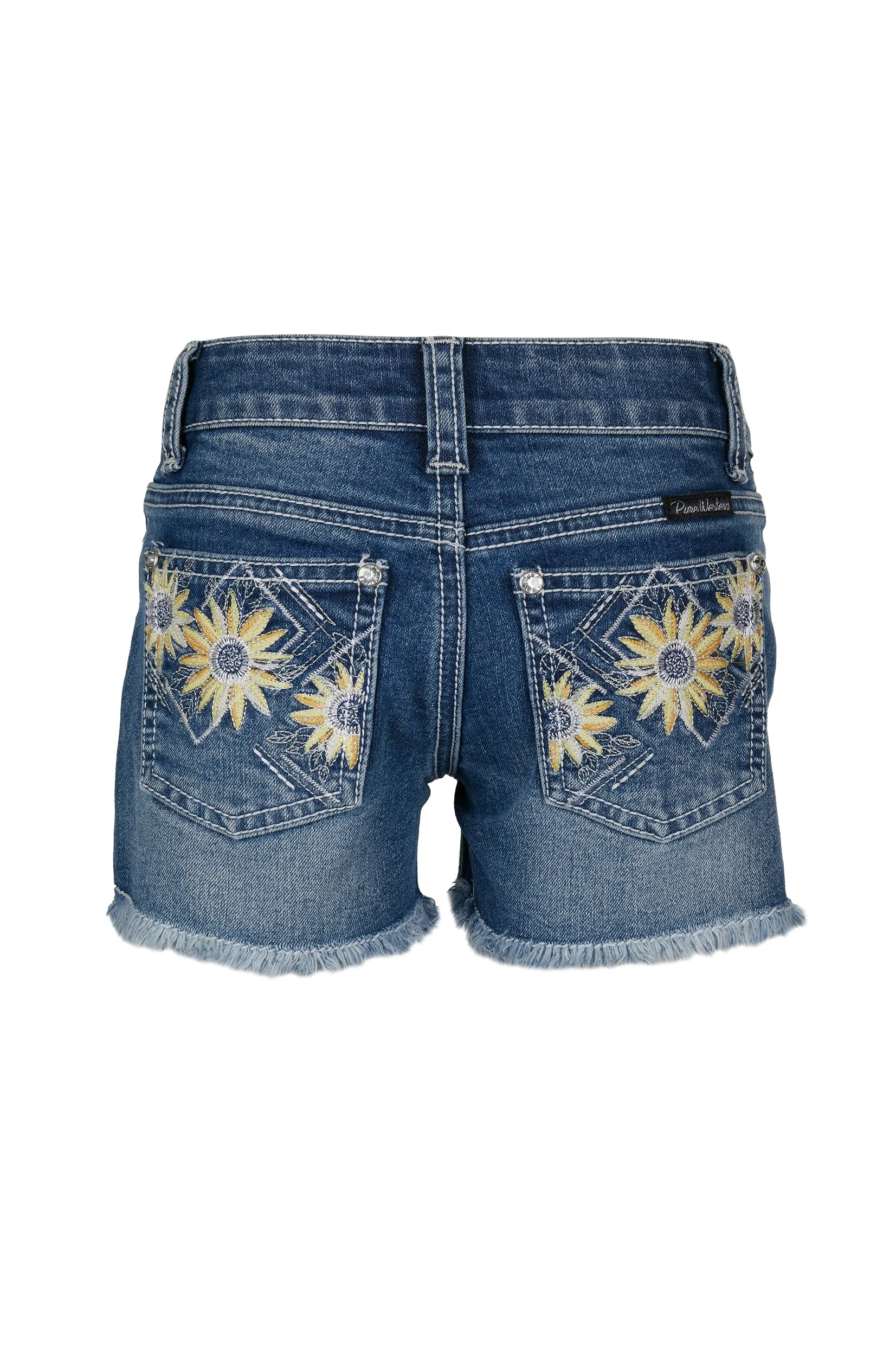 Pure Western Girls Payton Short - Retro Blue - PCP5305853