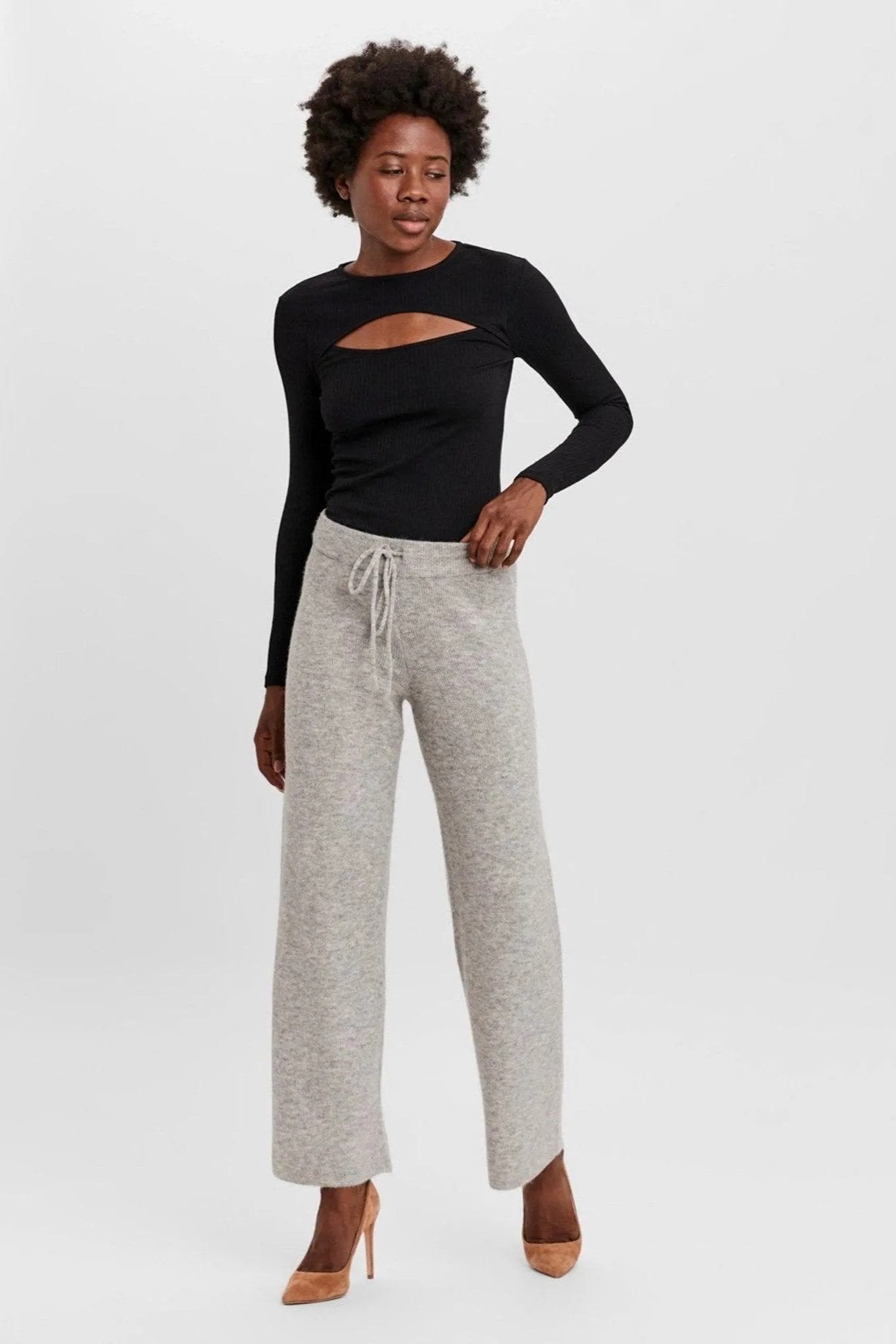 Ragnhild Trousers - Light grey