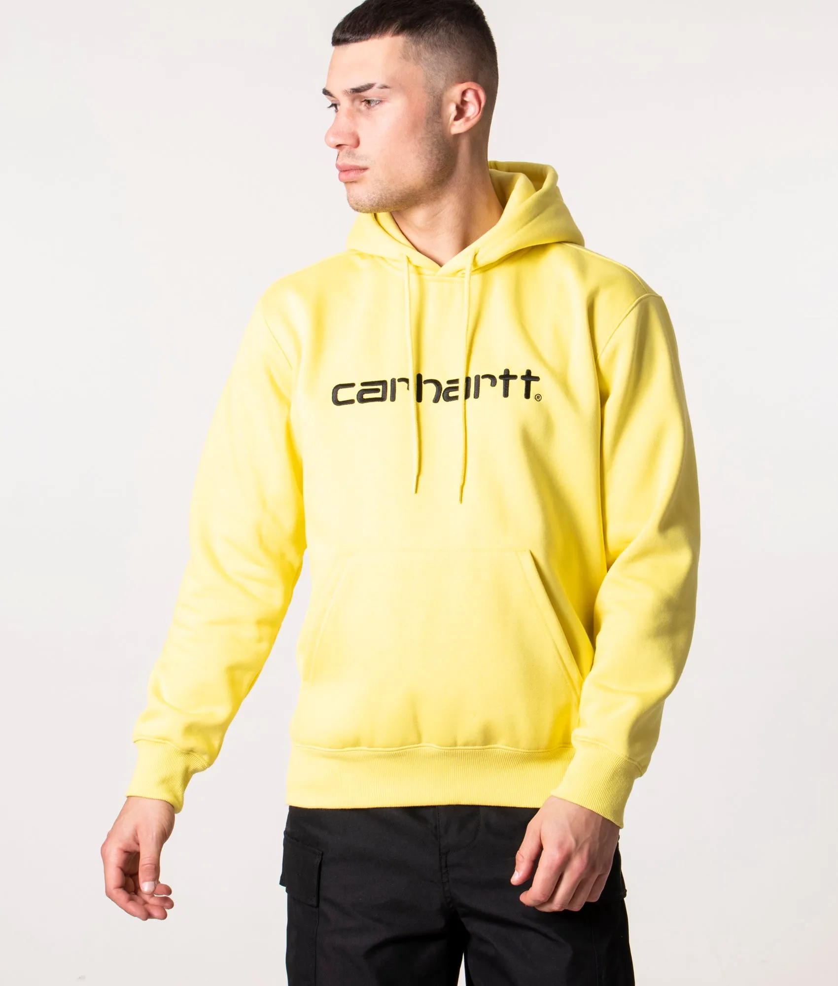 Relaxed Fit Carhartt Logo Hoodie