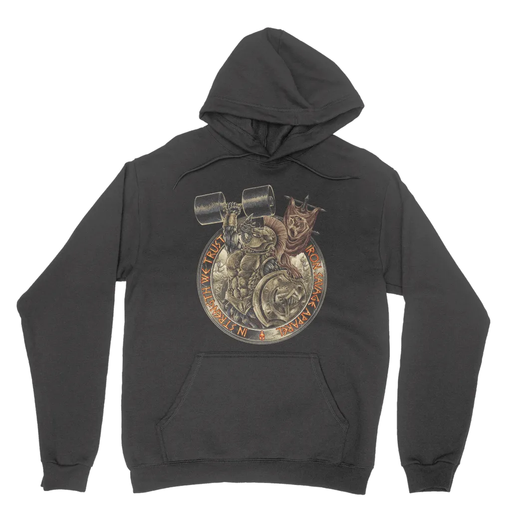 Rhino: In strength we trust Hoodie