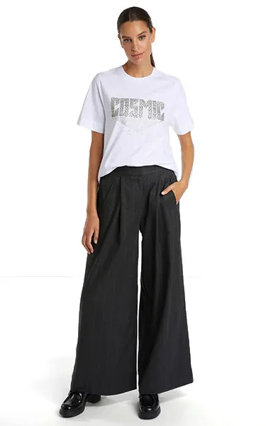 Rich & Royal Palazzo Pants Anthracite