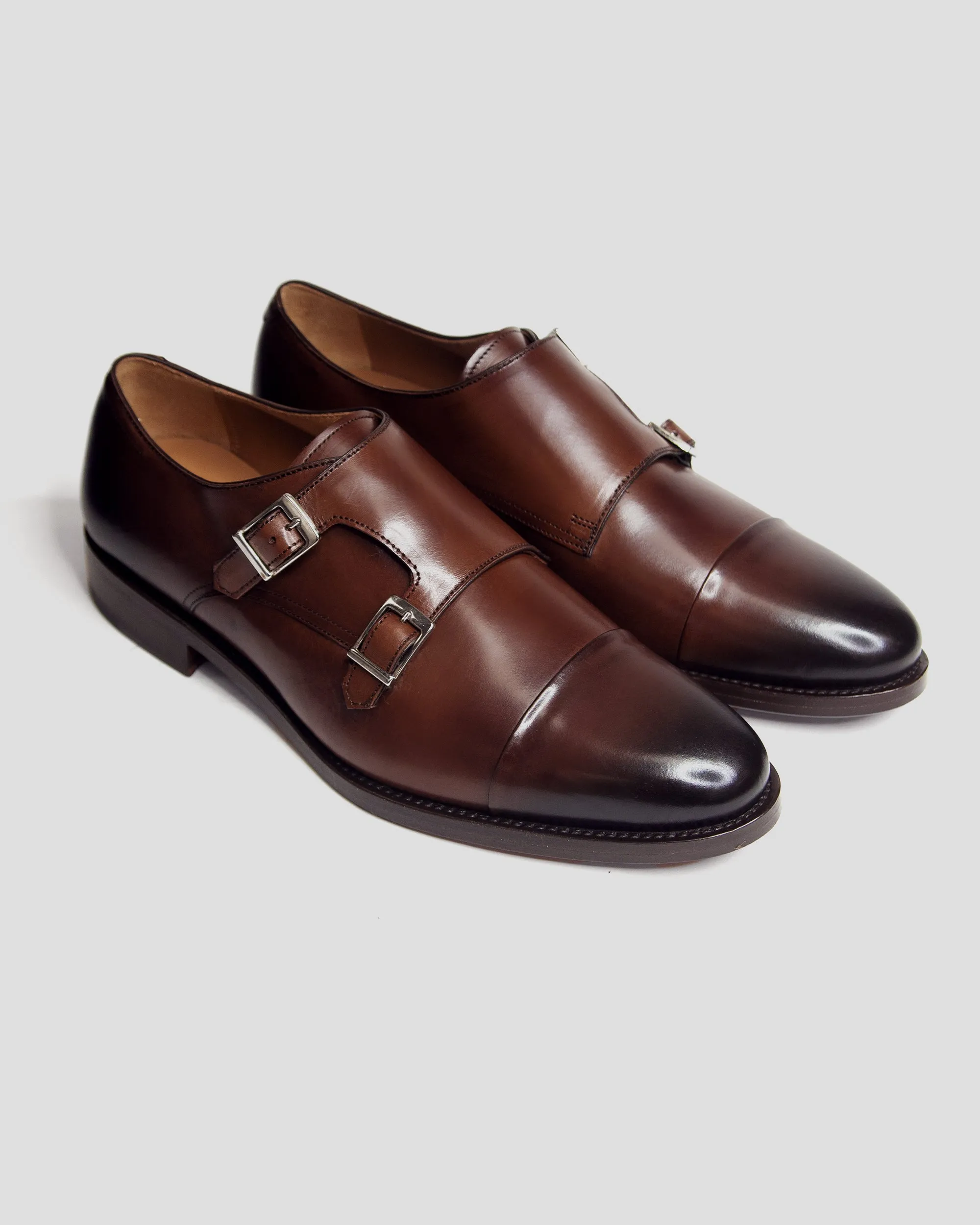 SG Hamilton Double Monkstrap – Dark Brown