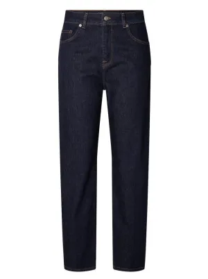 SLFDAGMAR HW DARK BLUE TAPERED JEANS | DARK BLUE DENIM