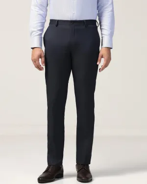 Slim Fit B-91 Formal Navy Textured Trouser - Gladiator