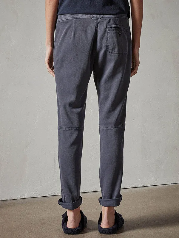 Soft Drape Utility Pant in Blue Oil