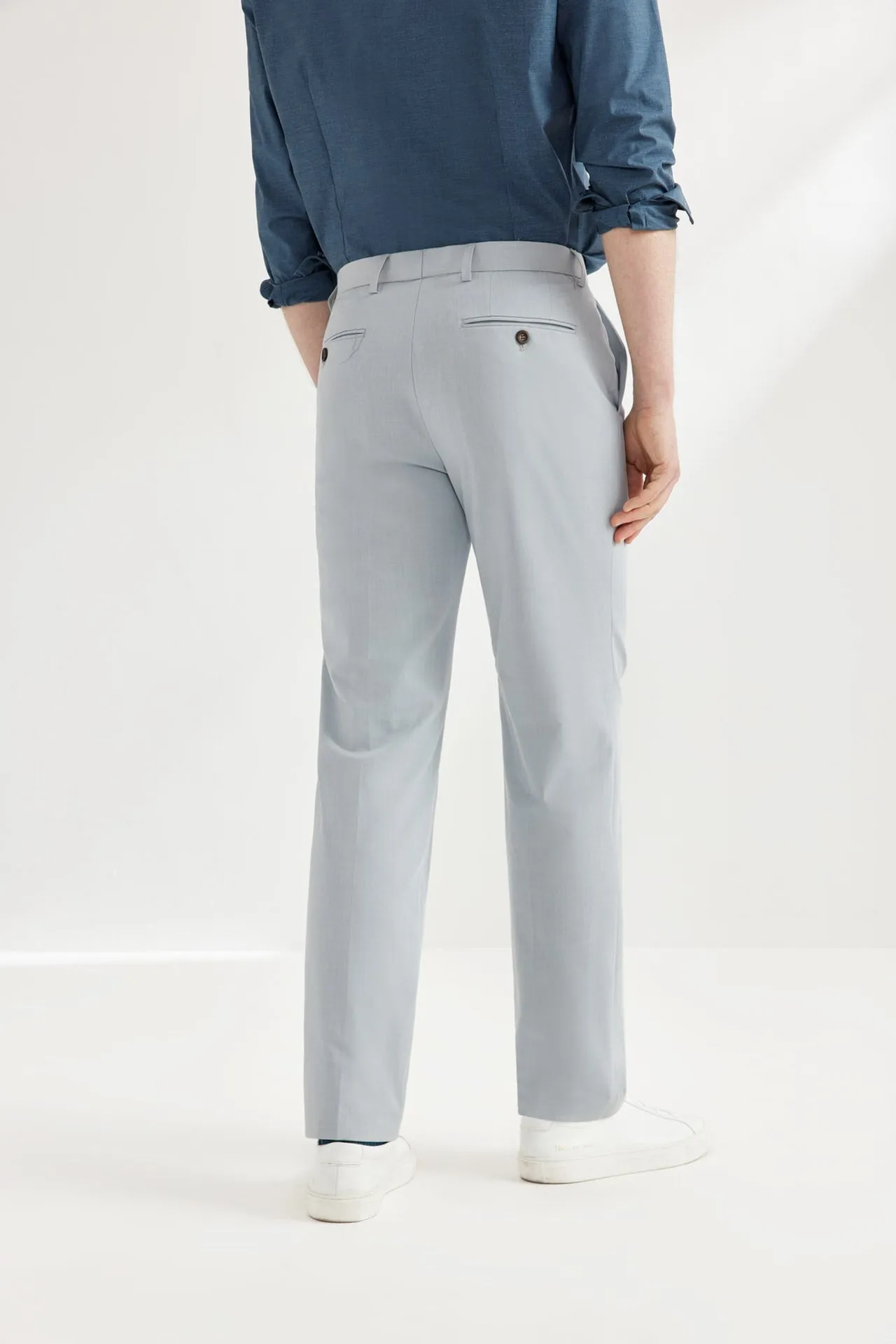 Soft Multi-Way Stretch Formal Pants in Smart Fit