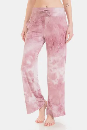 Soft Printed Drawstring Beach Pants