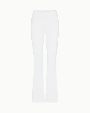 Soft Stretch Low Rise Pant | Pearl White