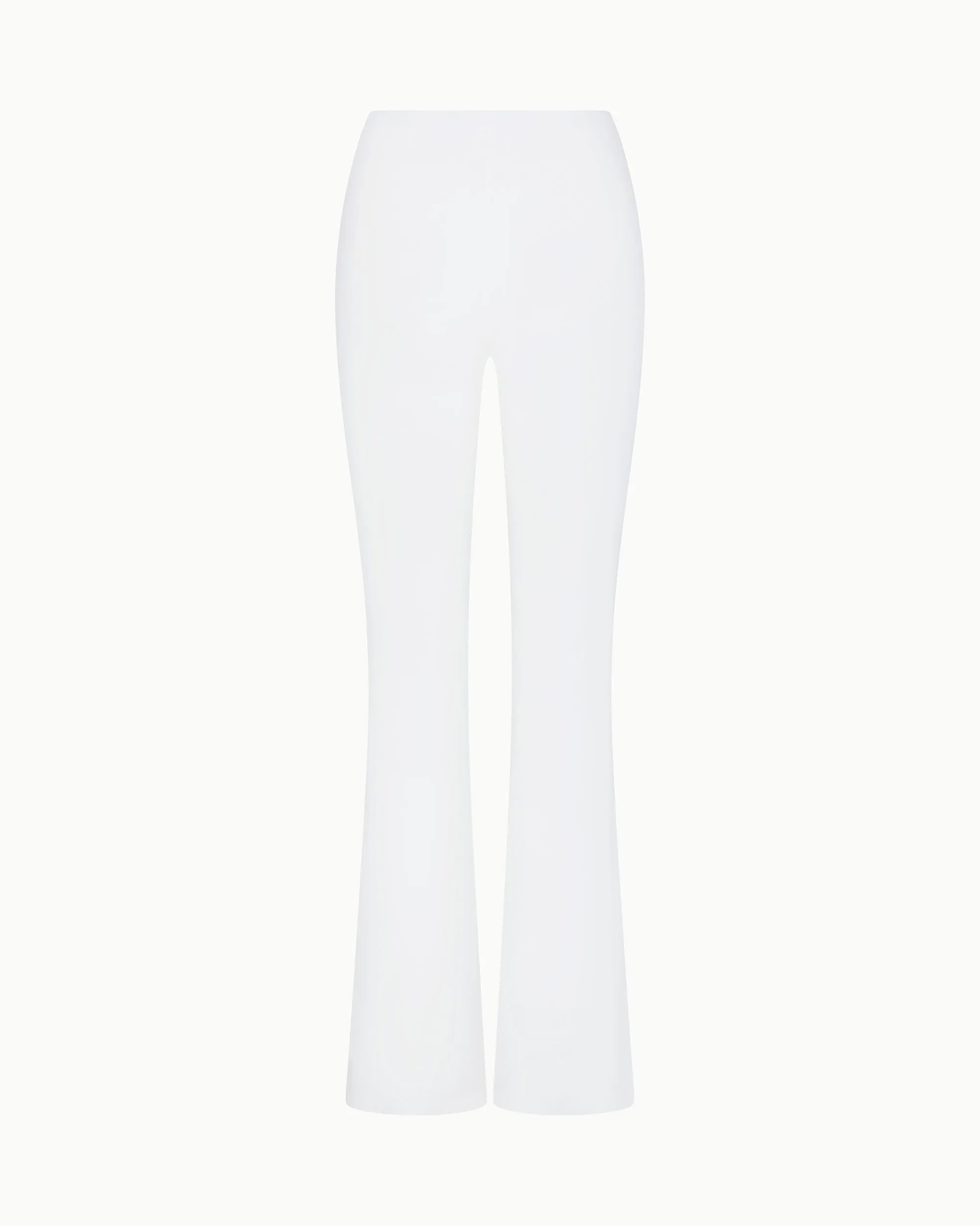 Soft Stretch Low Rise Pant | Pearl White