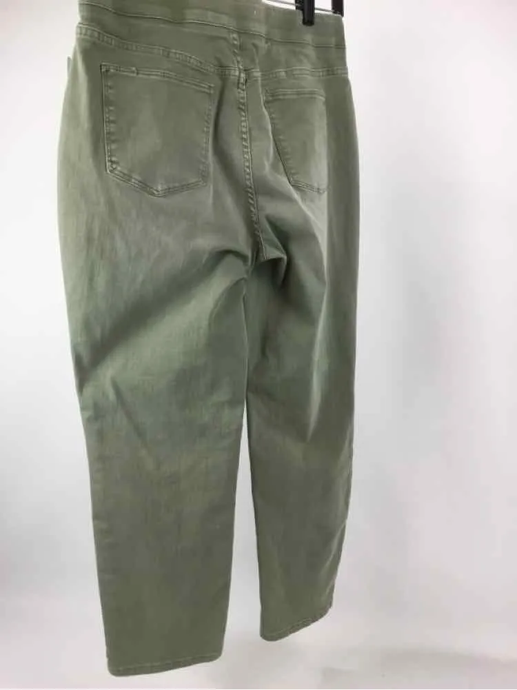 Soft Surroundings Women Size M Sage Stretch Pull On Pants