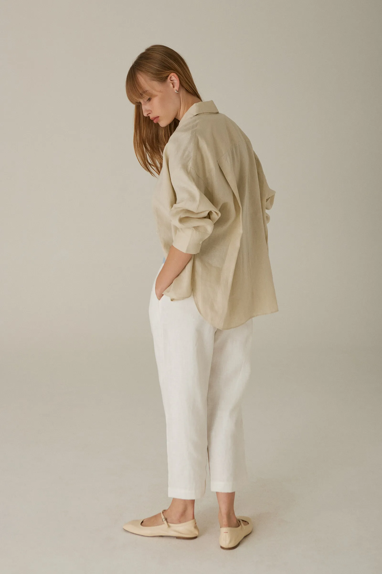 Studio Slacks -- Linen